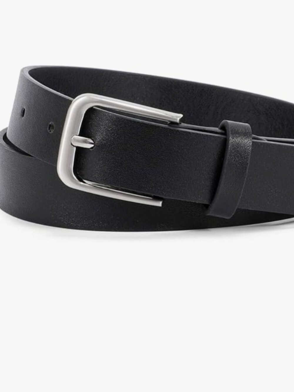 Black Women's Casual Leather Belt